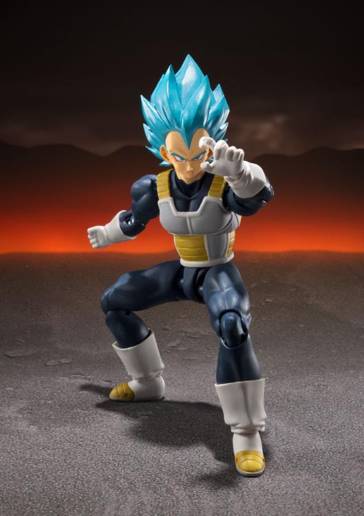 S.H.Figuarts: Dragon Ball Super:  Super Saiyan God Super Saiyan Vegeta - (15th Anniversary Ver.) Exclusive Action Figure