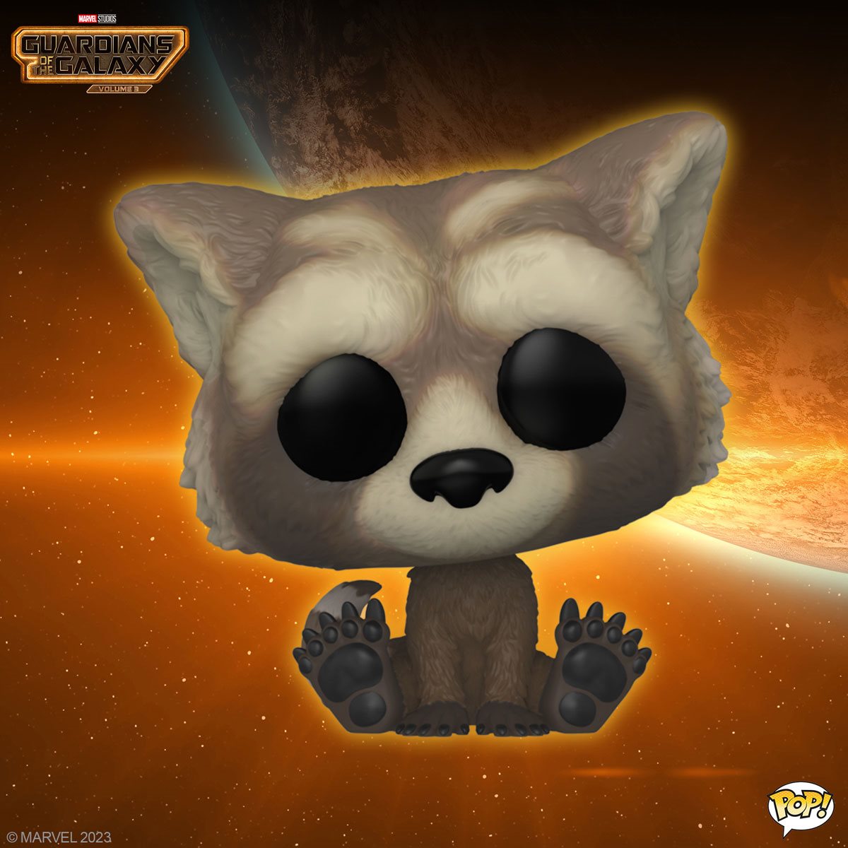 Funko POP! Marvel : Guardians of the Galaxy Volume 3 - Baby Rocket #12