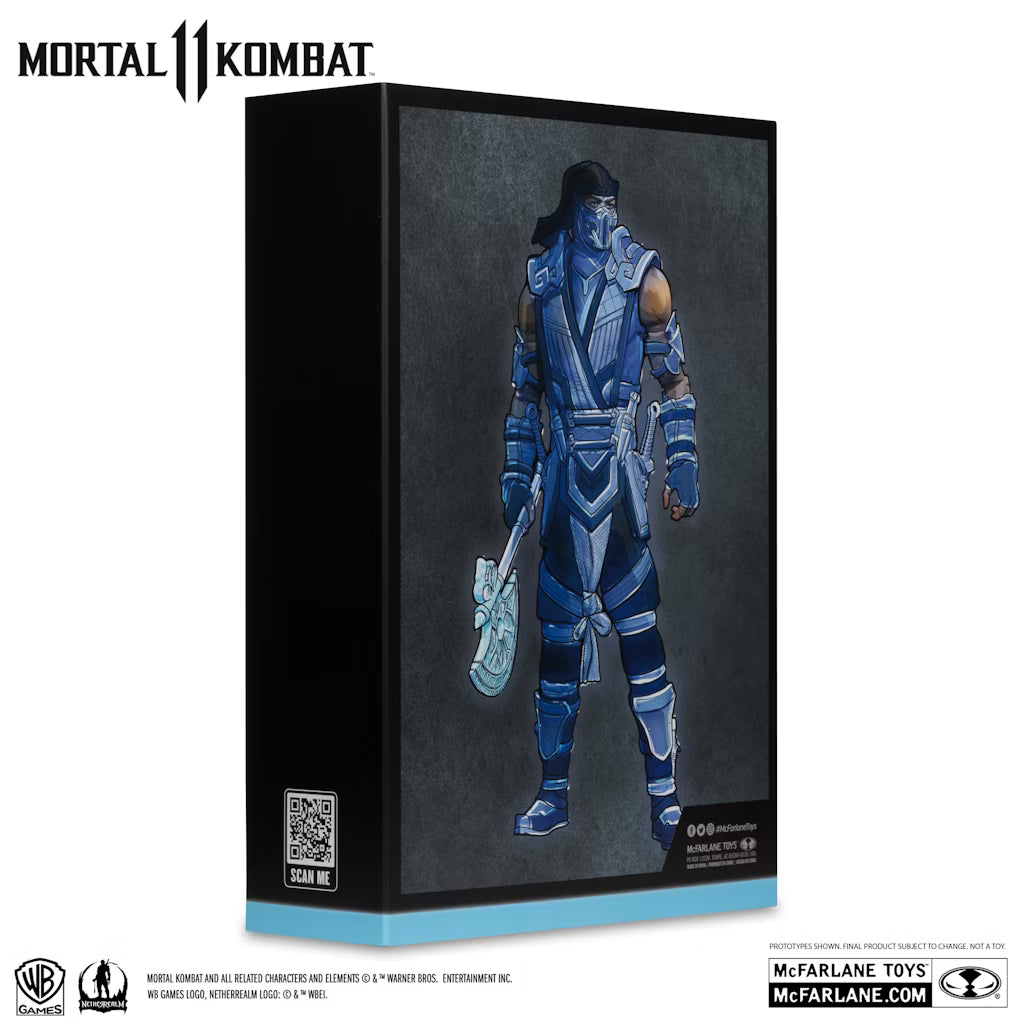 McFarlane Mortal Kombat – Sub-Zero (Glow In The Dark Edition) Gold Label  Action Figure