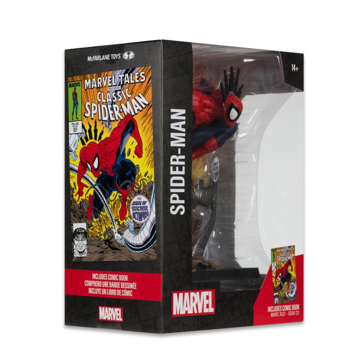 Mcfarlane Marvel Comics- : Marvel Tales #223 - Spider-Man 1:6th Scale Collectible w/ Scene & Comic
