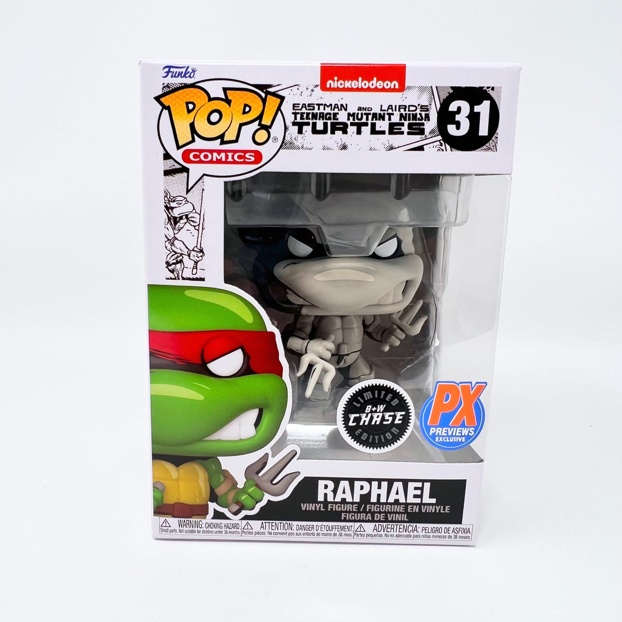 Funko POP! Teenage Mutant Ninja Turtles Comic - Raphael (Previews Exclusive) Chase