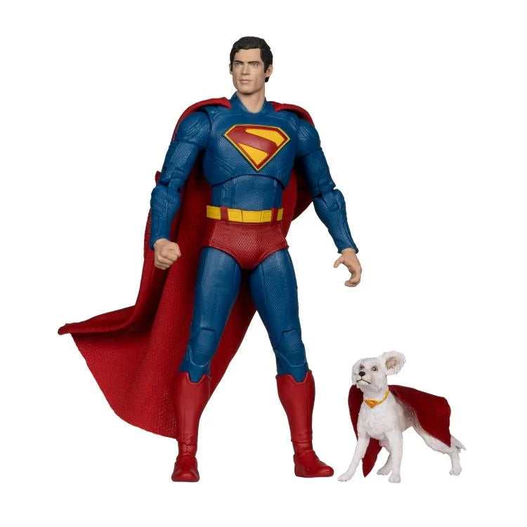 Mcfarlane DC Multiverse: Superman (2025) - Superman & Krypto (Deluxe Theatrical Edition) Action Figure