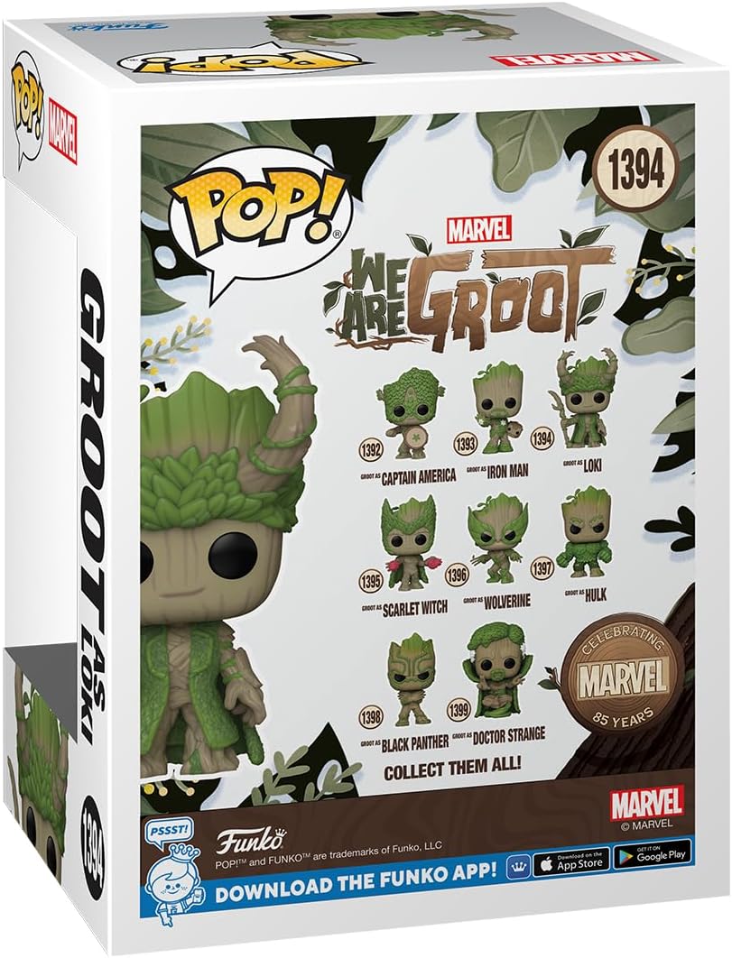 Funko POP! Marvel: We are Groot - Groot as Loki #1394