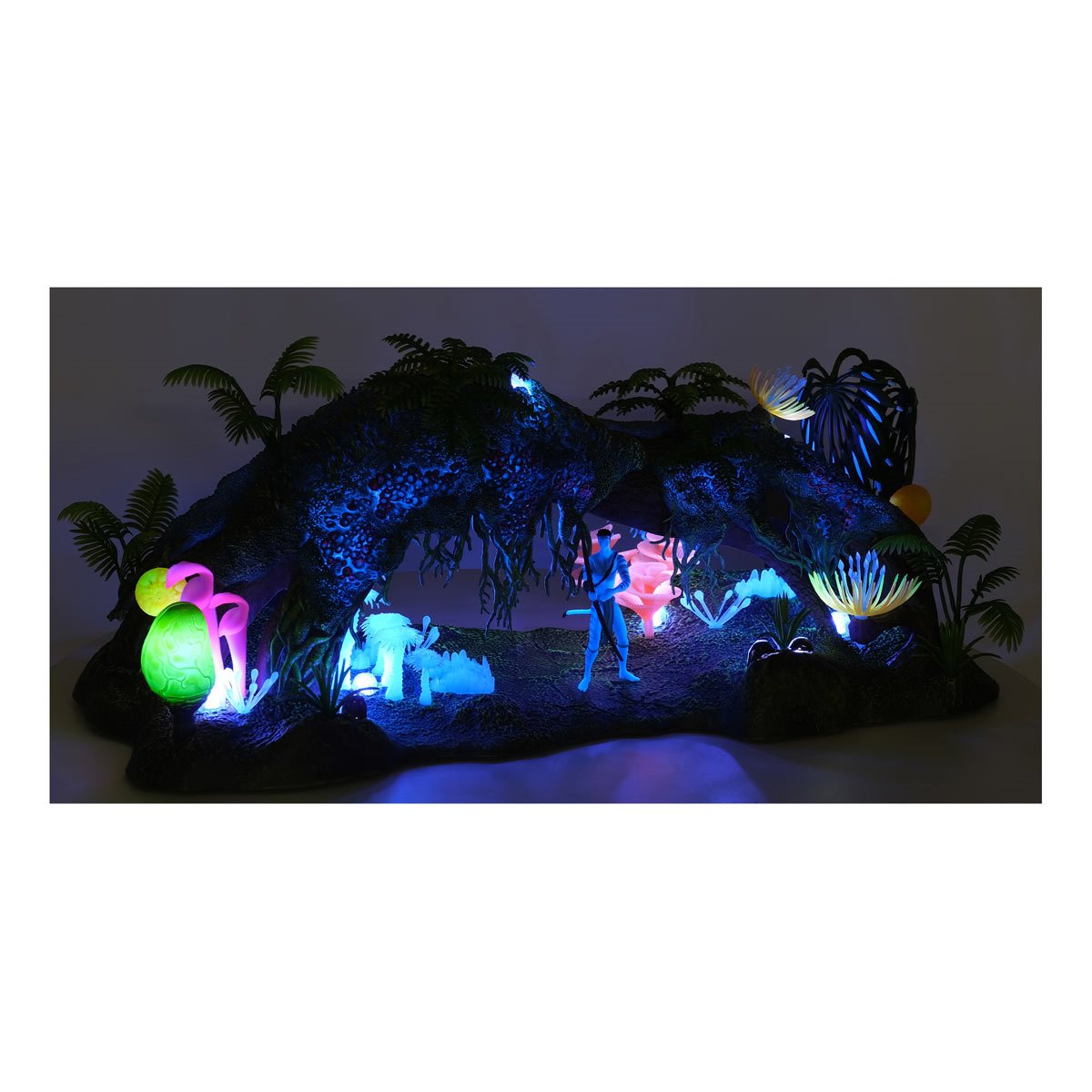 Mcfarlane Avatar: World of Pandora - Omatikaya Rainforest with Jake Sully (Deluxe Playset)