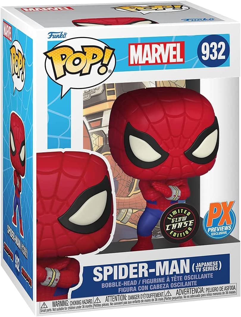 Funko POP! Marvel Marvel Spider-Man Japanese TV Series (Previews Exclusive) (CHASE)