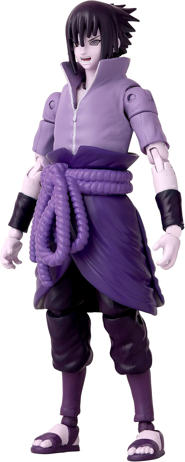 Bandai ANIME HEROES - Naruto Shippuden - Uchiha Sasuke Rinnegan/Mangekyo Sharingan Action Figure