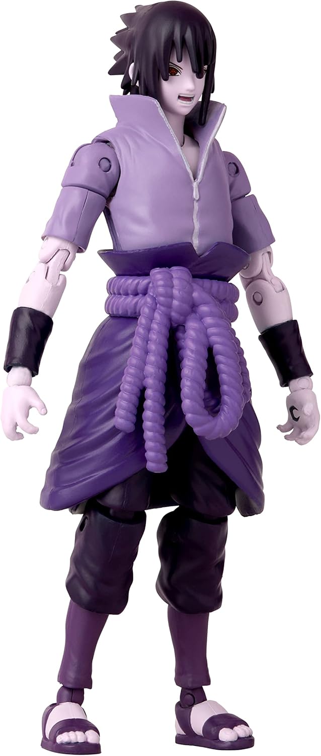 Bandai ANIME HEROES - Naruto Shippuden - Uchiha Sasuke Rinnegan/Mangekyo Sharingan Action Figure