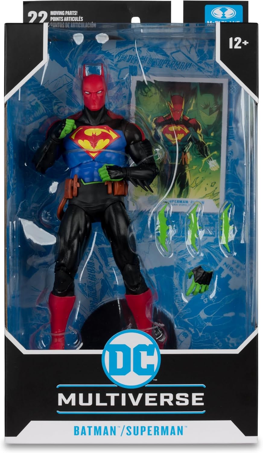 Mcfarlane DC Multiverse - Batman Superman Fusion World's Finest Action Figure