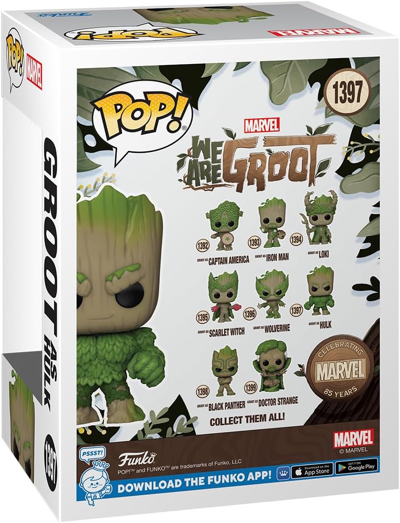 Funko POP! Marvel: We are Groot - Groot as Hulk #1397