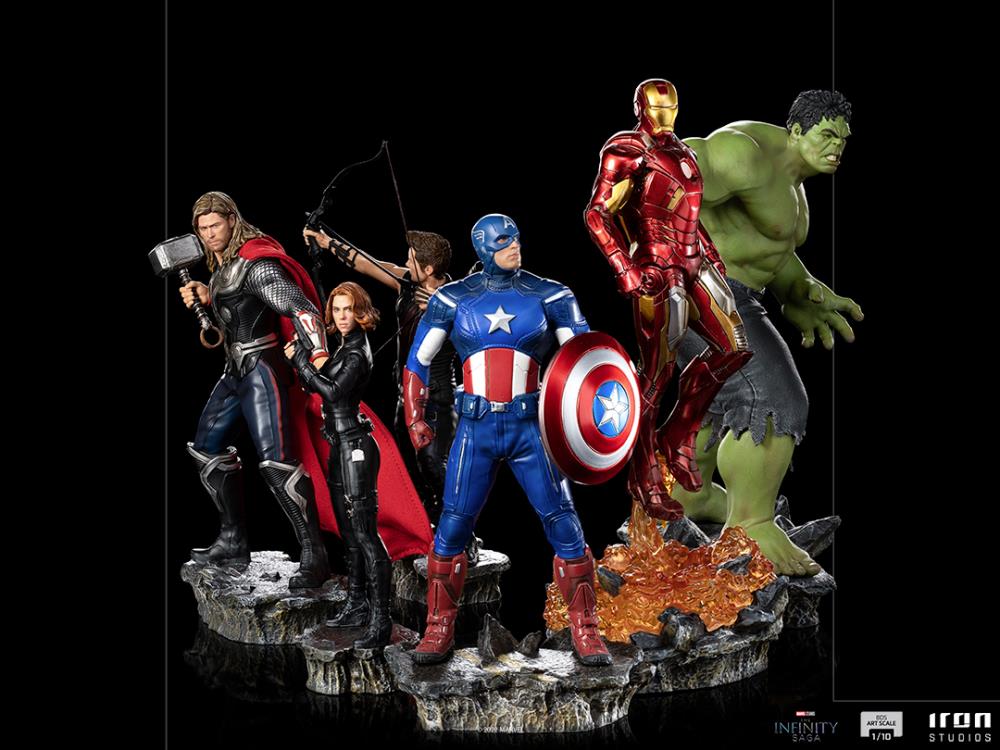 Iron Studios The Infinity Saga: Battle Diorama Series - Captain Americ