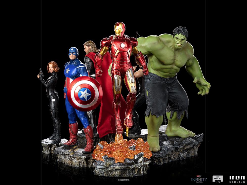 Iron Studios The Infinity Saga: Battle Diorama Series - Iron Man (Battle of New York) 1/10 Art Scale Limited Edition Statue