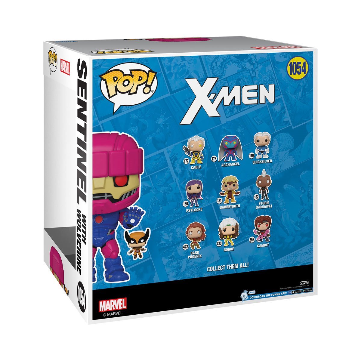 Funko Pop! X-Men : Sentinel with Wolverine Jumbo 10-Inch