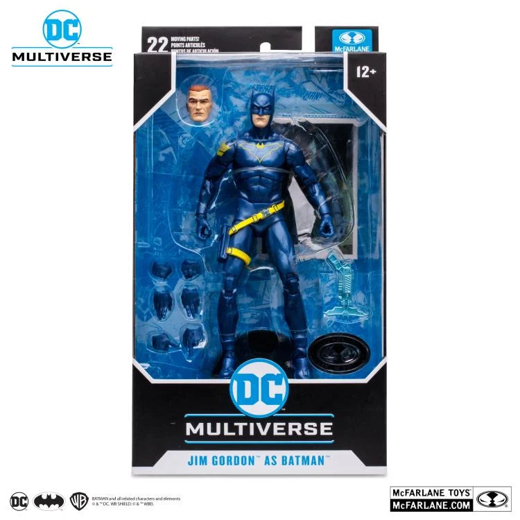 Mcfarlane DC Multiverse: Batman: Endgame - Jim Gordon as Batman Platinum (Chase) Action Figure