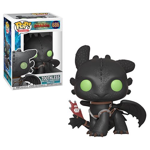 Funko POP! How to Train Your Dragon 3- Toothless Vinyl Figure #686