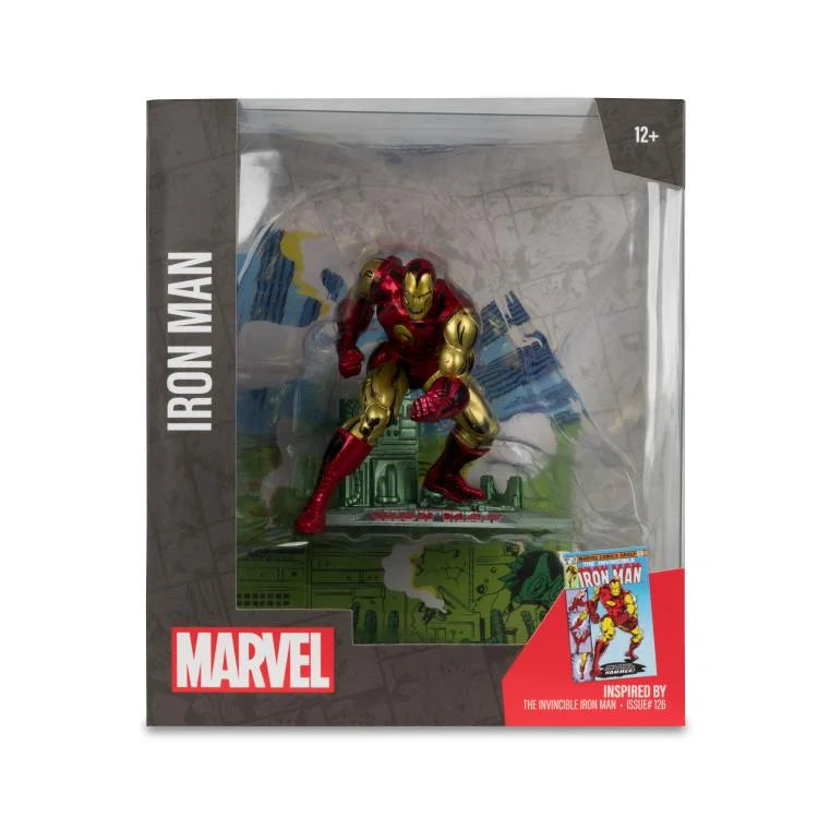 Mcfarlane Marvel Comics: The Invincible Iron Man #126 -  Iron Man 1/10 Scale Collectible