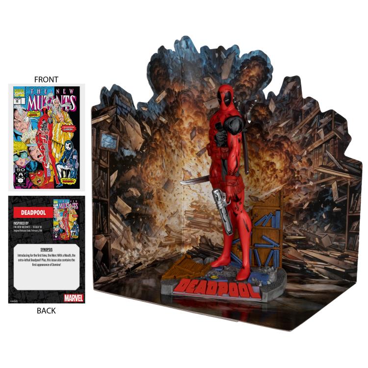 Mcfarlane Marvel Comics: New Mutants #98 - Deadpool 1/10 Scale Collectible