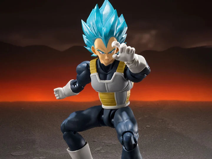 S.H.Figuarts: Dragon Ball Super:  Super Saiyan God Super Saiyan Vegeta - (15th Anniversary Ver.) Exclusive Action Figure