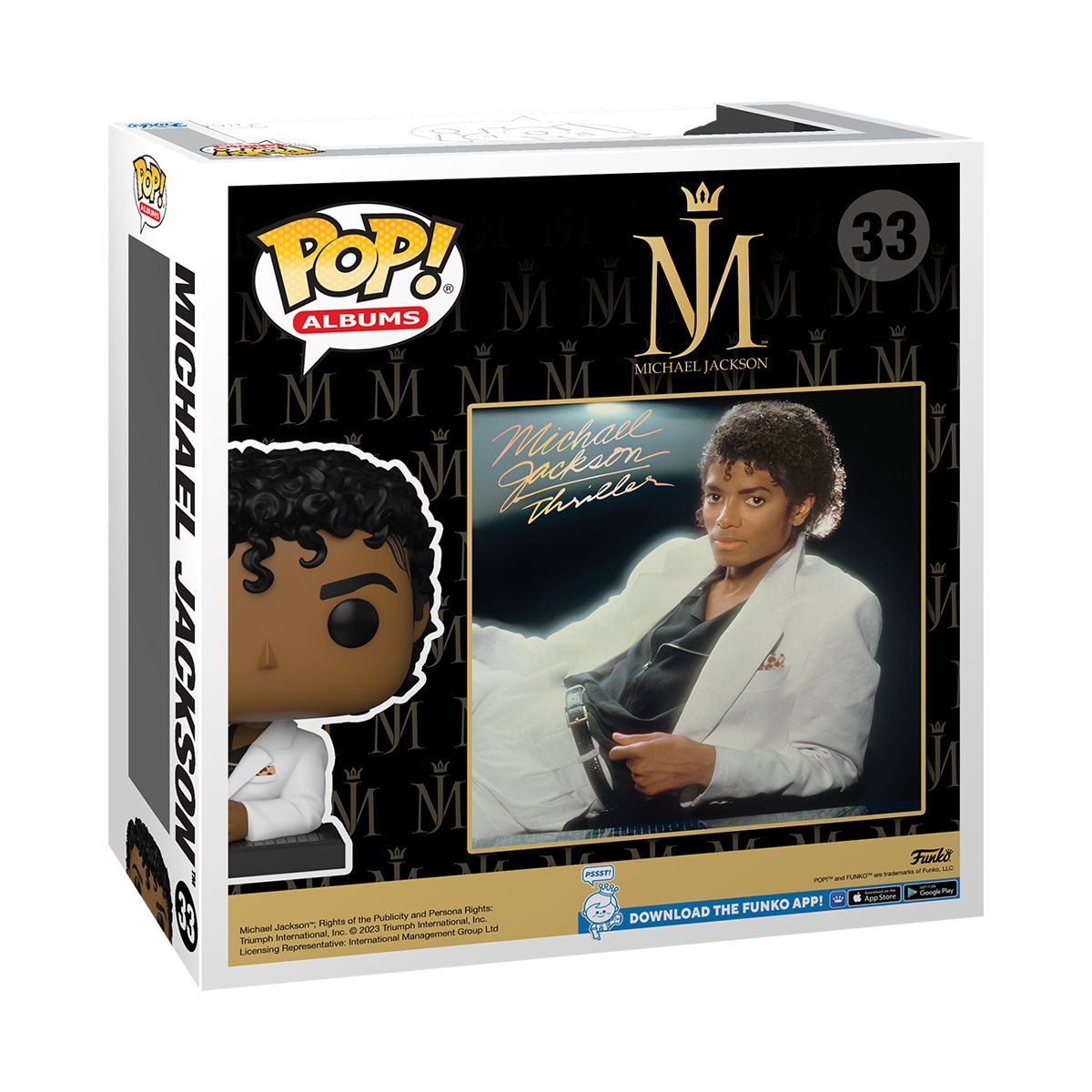 Funko POP! Music- Michael Jackson Thriller - Album Figure (with Case) #33
