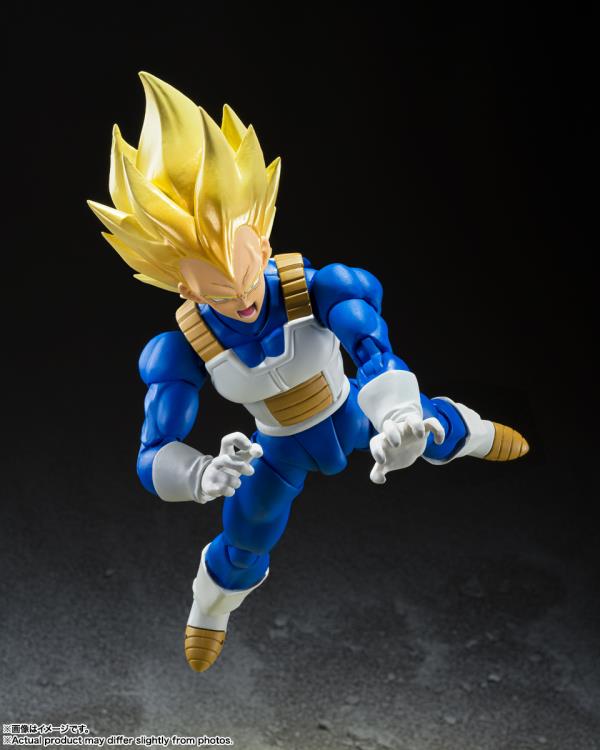 Bandai S.H. Figuarts: Dragon Ball Z - Super Saiyan Vegeta (Awakening Super Saiyan Blood) Action Figure