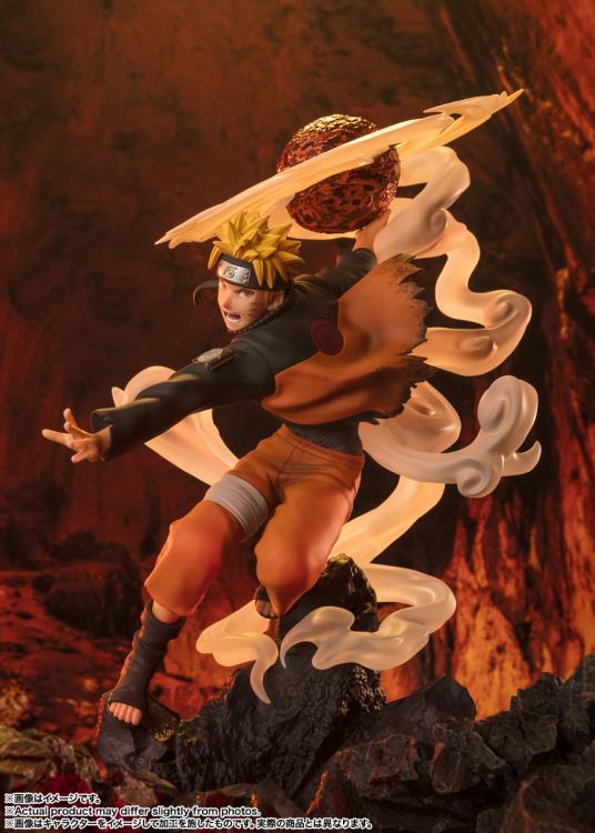 Bandai  FiguartsZERO: Naruto Shippuden - Extra Battle Naruto Uzumaki (Sage Art Lava Release Rasenshuriken)