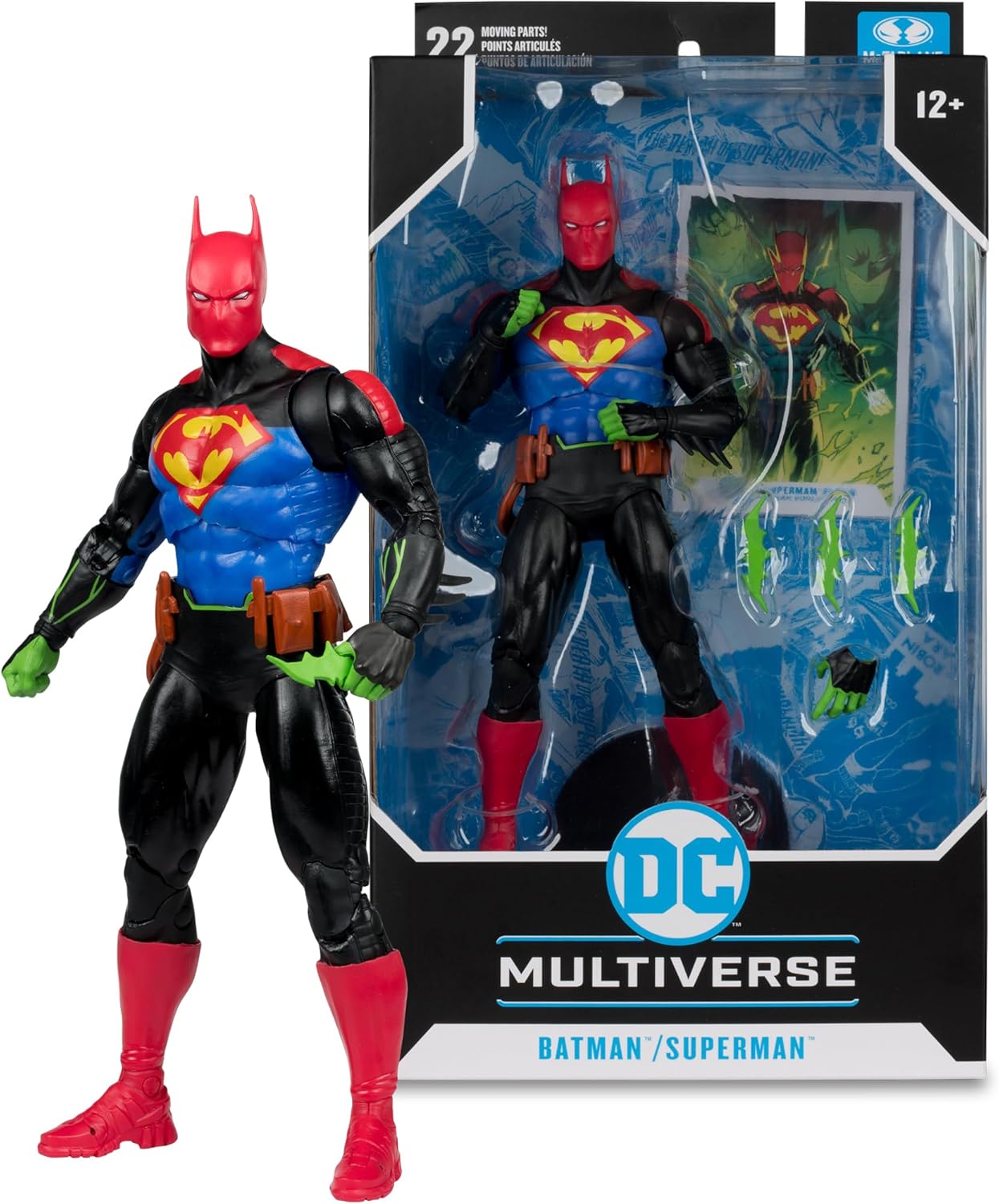 Mcfarlane DC Multiverse - Batman Superman Fusion World's Finest Action Figure