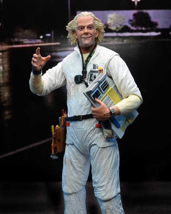 *Distressed Box* NECA: Back to the Future - Ultimate Doc Brown (Hazmat Suit) Action Figure