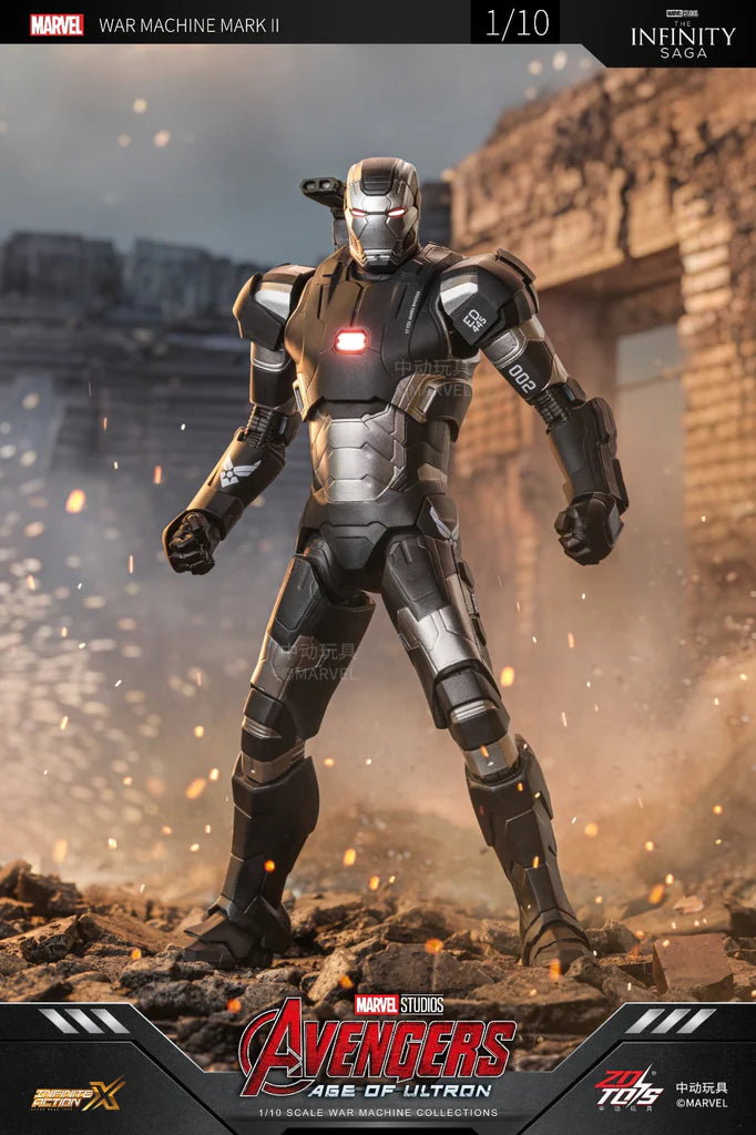 ZD Toys Age Of Ultron: War Machine Mark II (2) Action Figure (No Light Up Function)