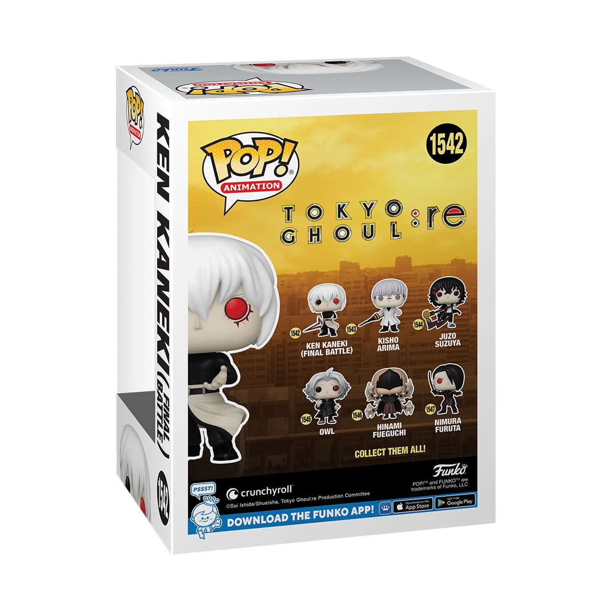 Funko Pop! Animation: Tokyo Ghoul:re Ken Kaneki (Final Battle) #1542