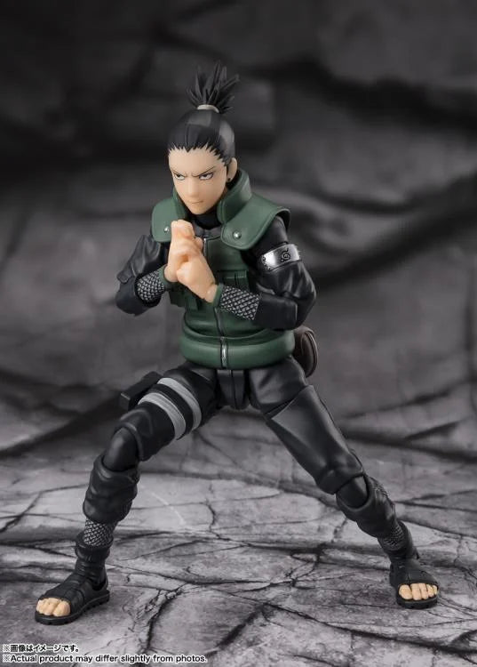 Bandai S.H.Figuarts: Naruto Shippuden - Shikamaru Nara (Brilliant Strategist) Action Figure