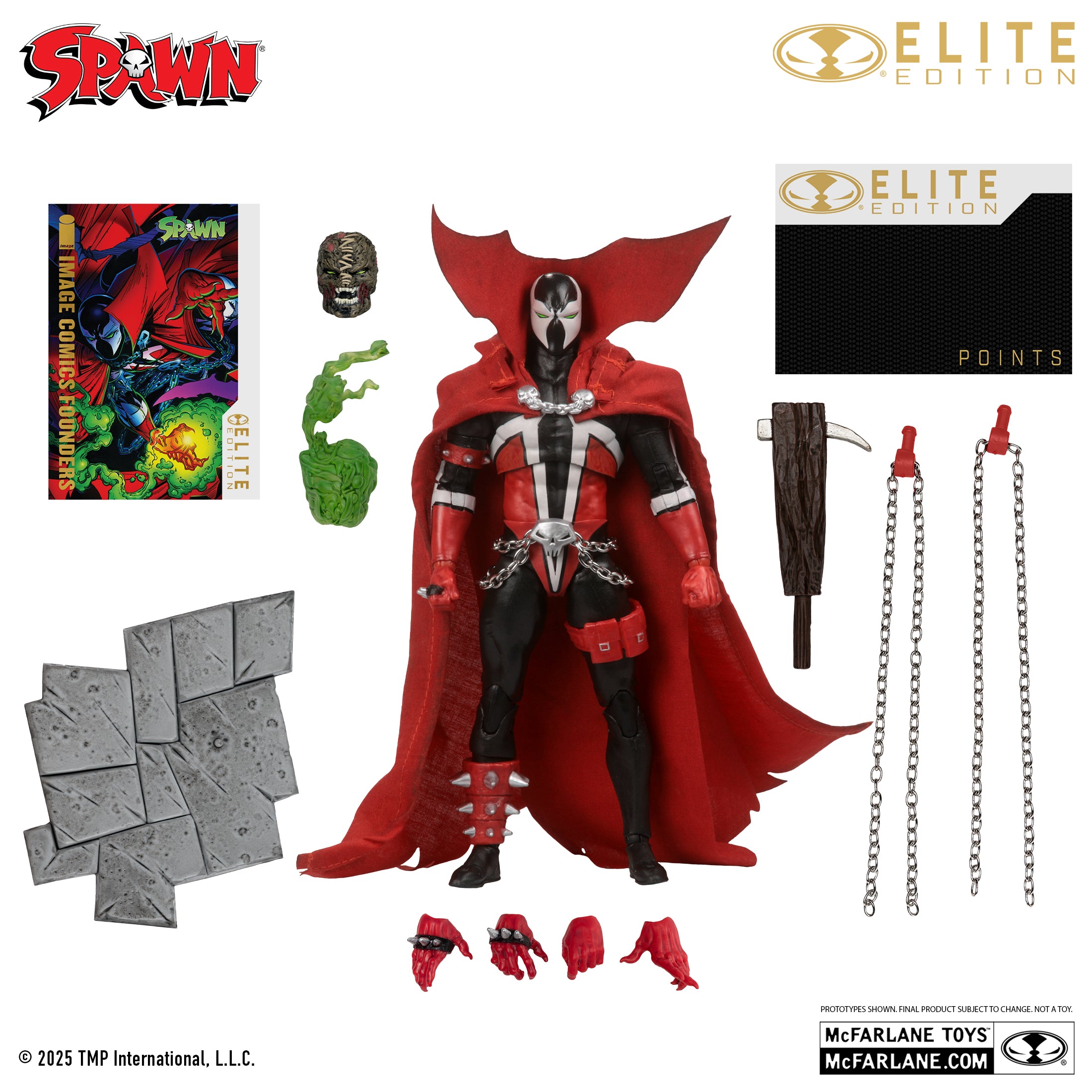 Mcfarlane - Elite Edition: Spawn – Image Comics Founders Series Action Figure