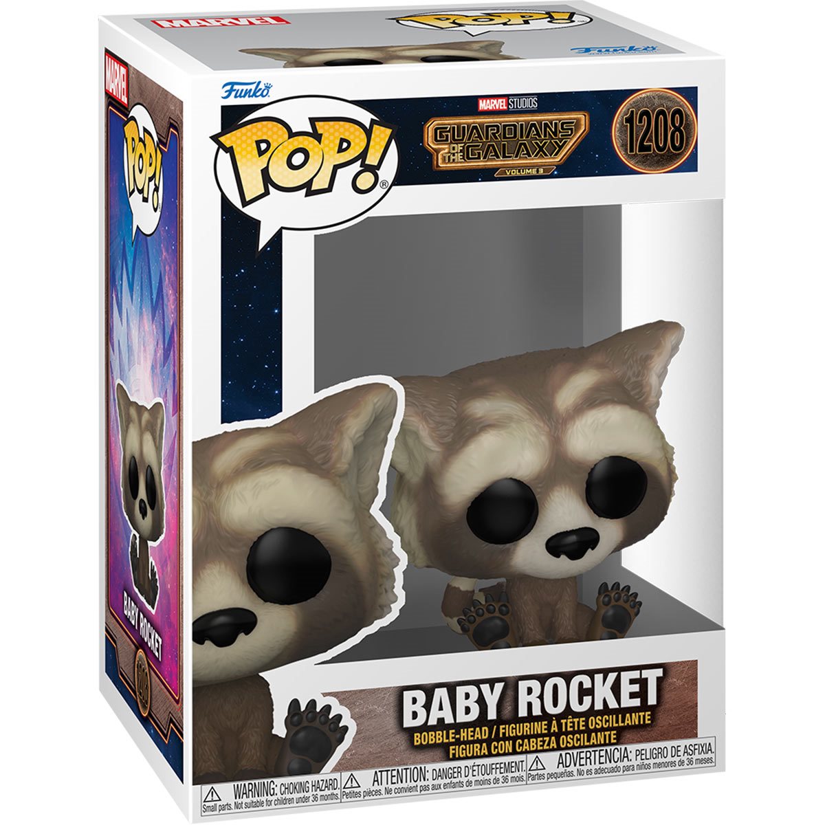 Funko POP! Marvel : Guardians of the Galaxy Volume 3 - Baby Rocket #12