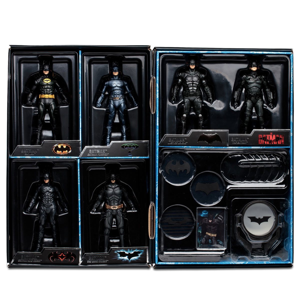 McFarlane Toys DC Multiverse: WB100 Batman The Ultimate Movie Collection - Batman Action Figure 6-Pack