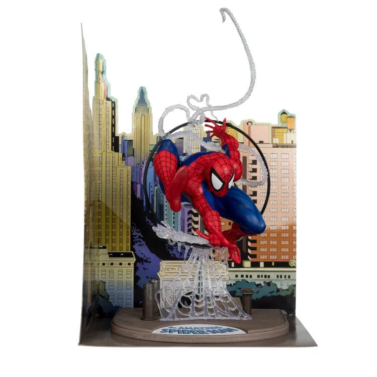 Mcfarlane Marvel: The Amazing Spider-Man #301 - Spider-Man 1:6 Scale Posed Figure with Scene