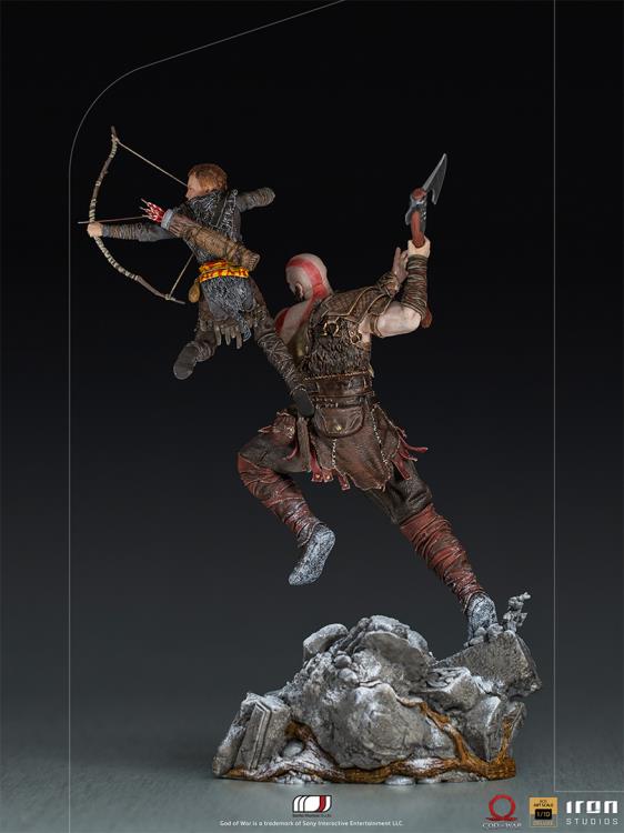 Iron Studios: God of War Battle Diorama Series - Kratos & Atreus Art Scale Limited Edition Statue