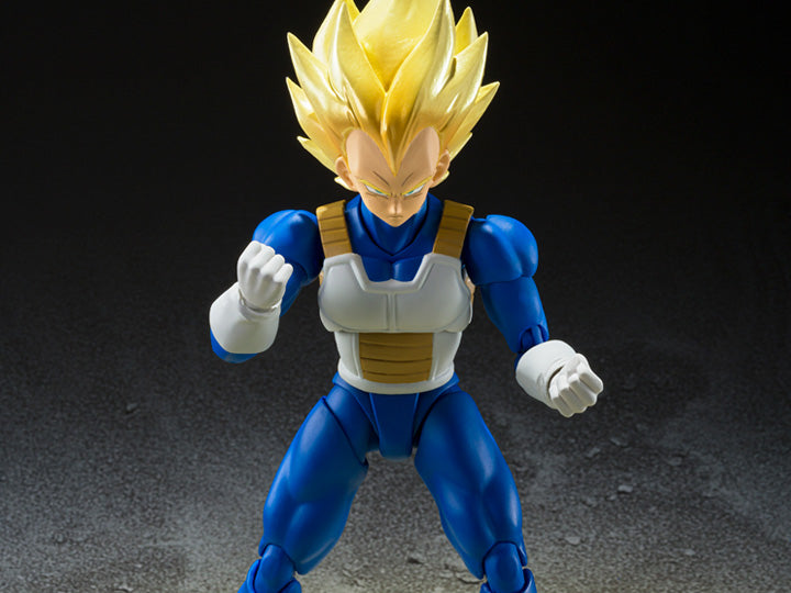 Bandai S.H. Figuarts: Dragon Ball Z - Super Saiyan Vegeta (Awakening Super Saiyan Blood) Action Figure
