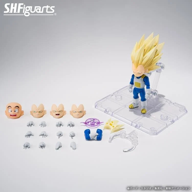 S.H.Figuarts Dragon Ball DAIMA Super Saiyan 3 Vegeta (Mini) Action Figure