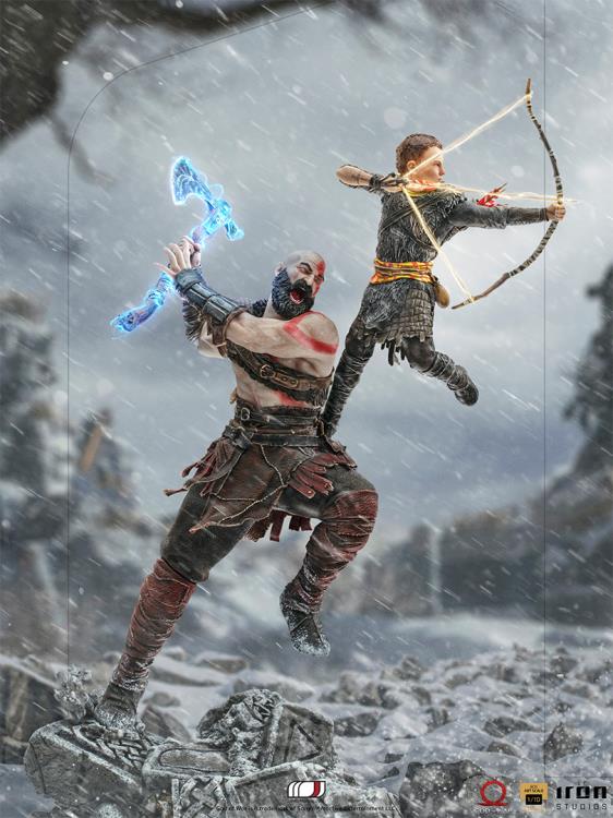 Iron Studios: God of War Battle Diorama Series - Kratos & Atreus Art Scale Limited Edition Statue