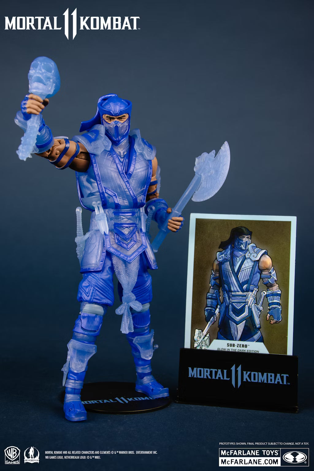 McFarlane Mortal Kombat – Sub-Zero (Glow In The Dark Edition) Gold Label  Action Figure