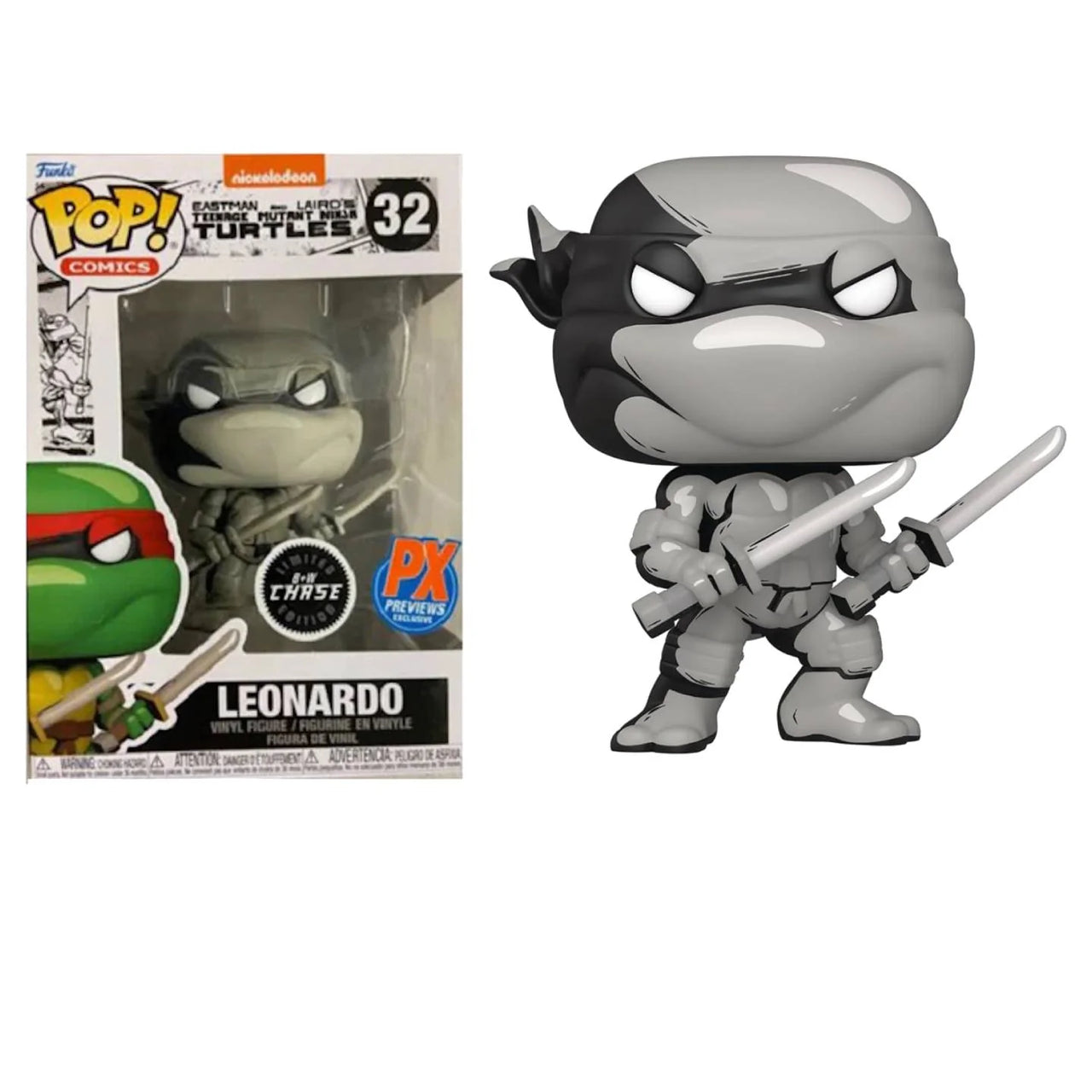 Funko POP! Teenage Mutant Ninja Turtles Comic - Leonardo (Previews Exclusive) Chase