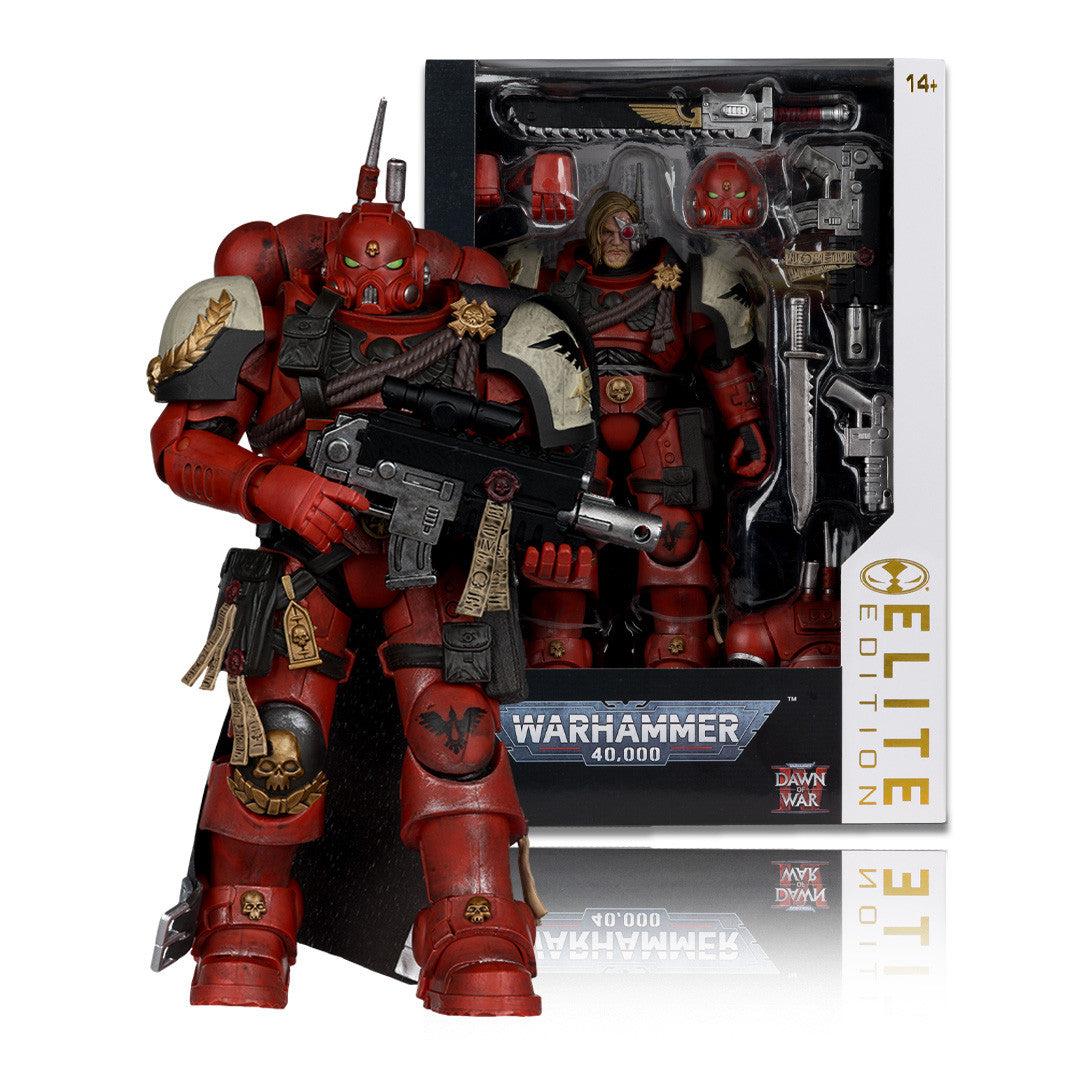 McFarlane Elite Edition - Captain Cyrus – Warhammer 40,000: Dawn of War 4 (Phobos Armor) Action Figure