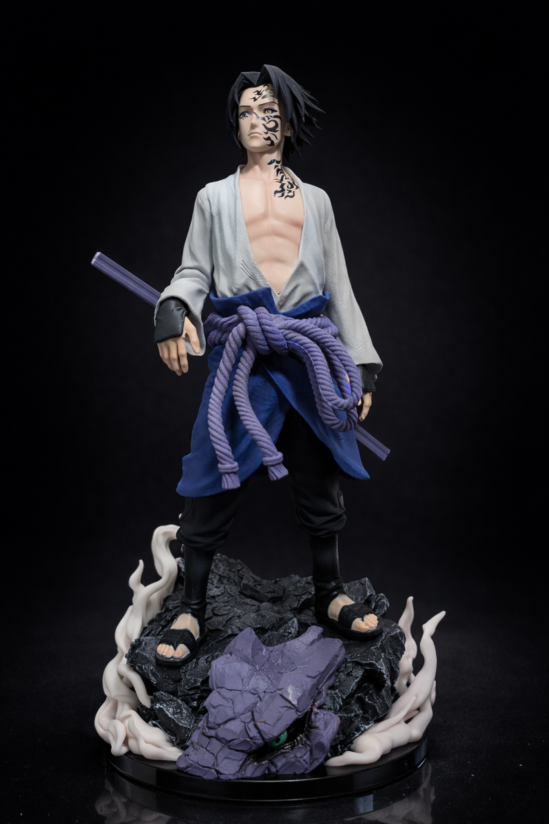 Naruto: Sasuke Cursed Mark Snake Form Anime Statue – 45cm Collector Di