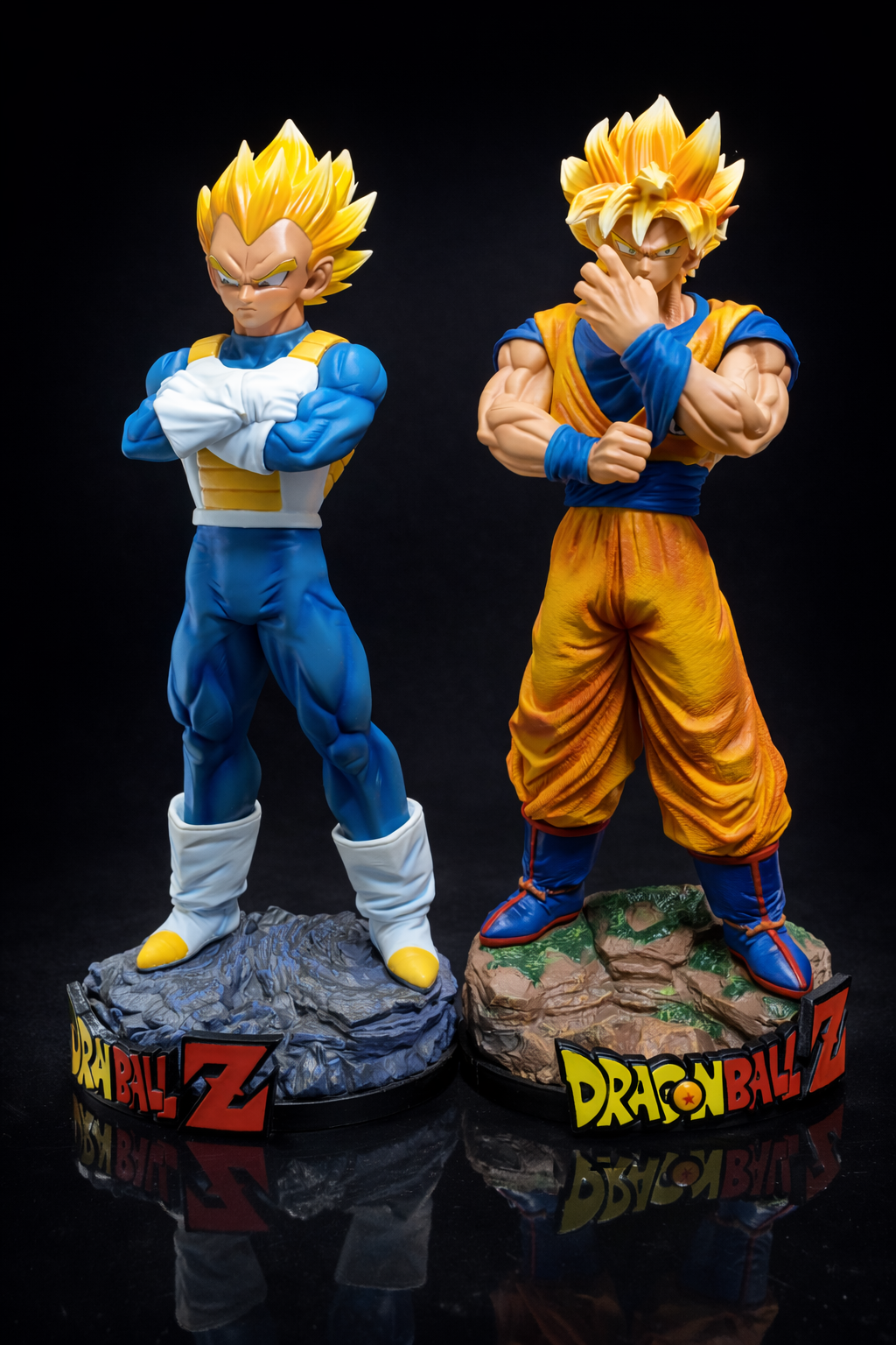 Dragon Ball Z: Goku & Vegeta Anime Statue Set – 32cm Collector Display Figures