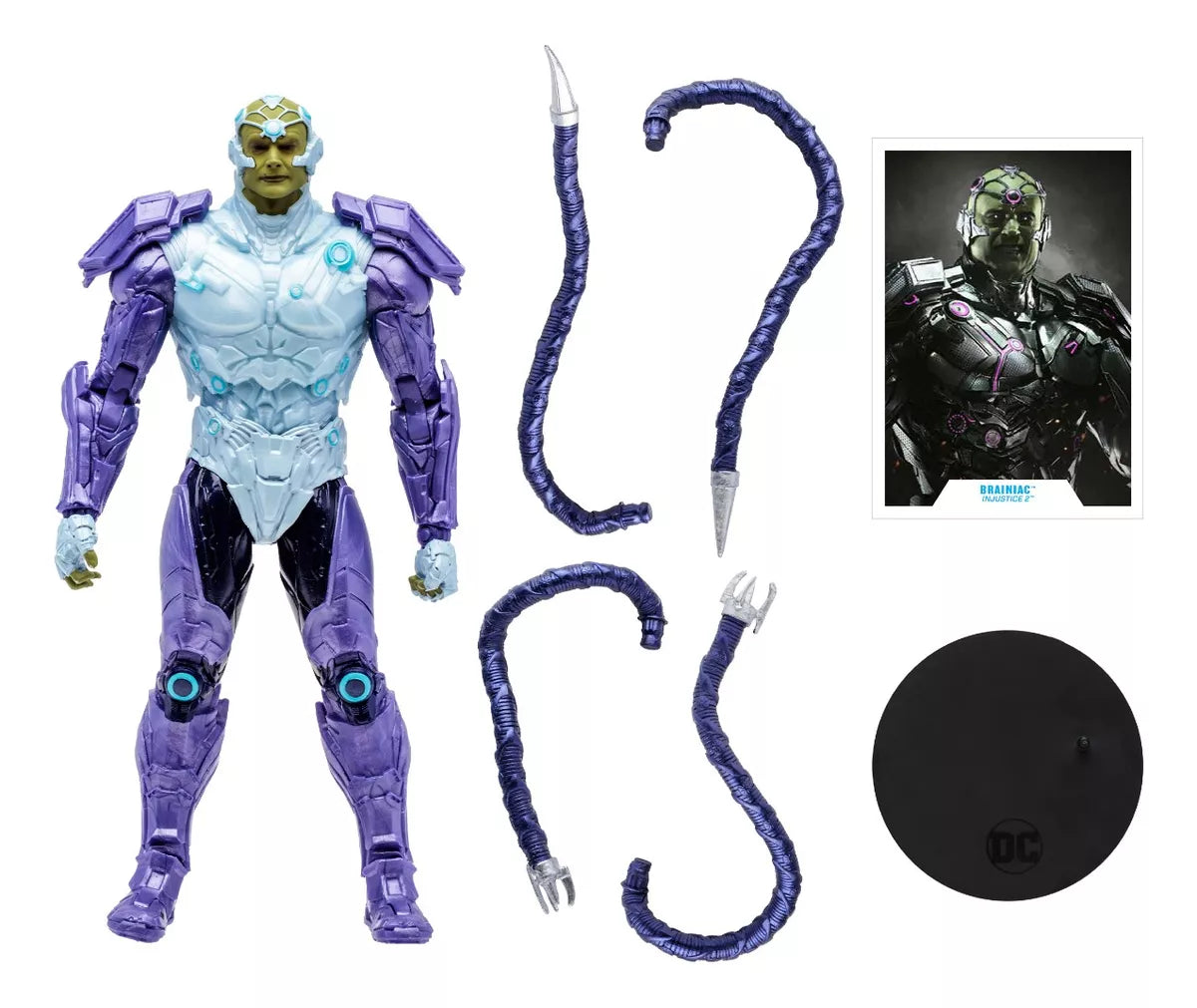 Mcfarlane DC Multiverse: Injustice 2 - Brainiac Action Figure (Platinum)