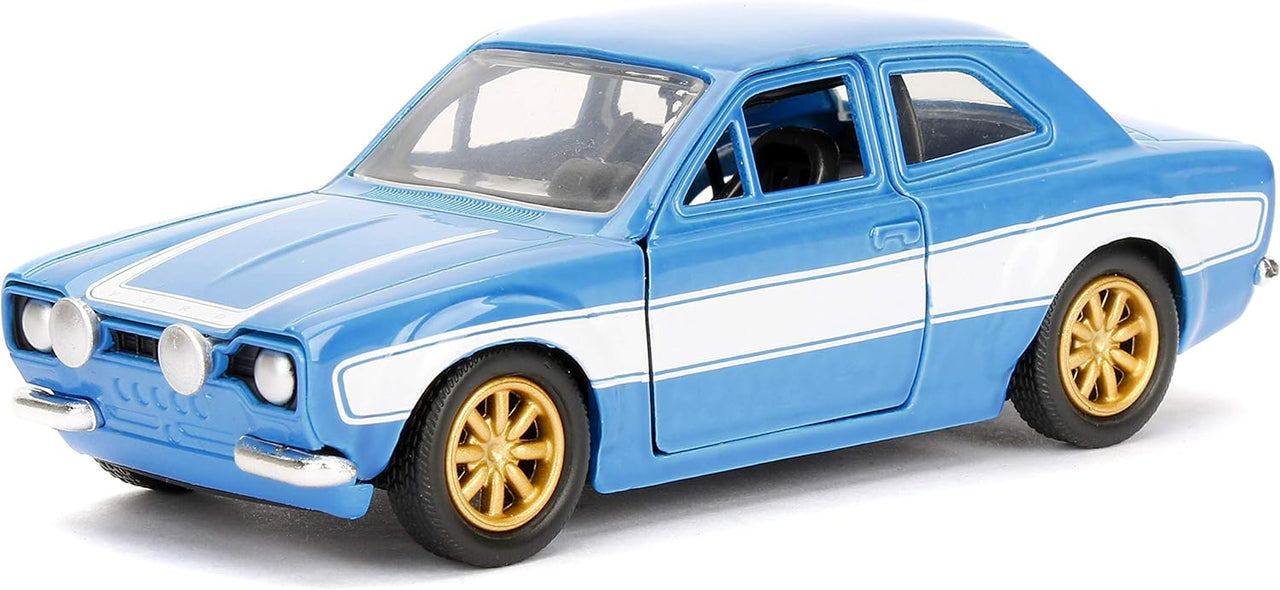 Jada Toys Fast & Furious 1:32 Brian's Ford Escort RS2000 Mk1 Blue Die-cast Car