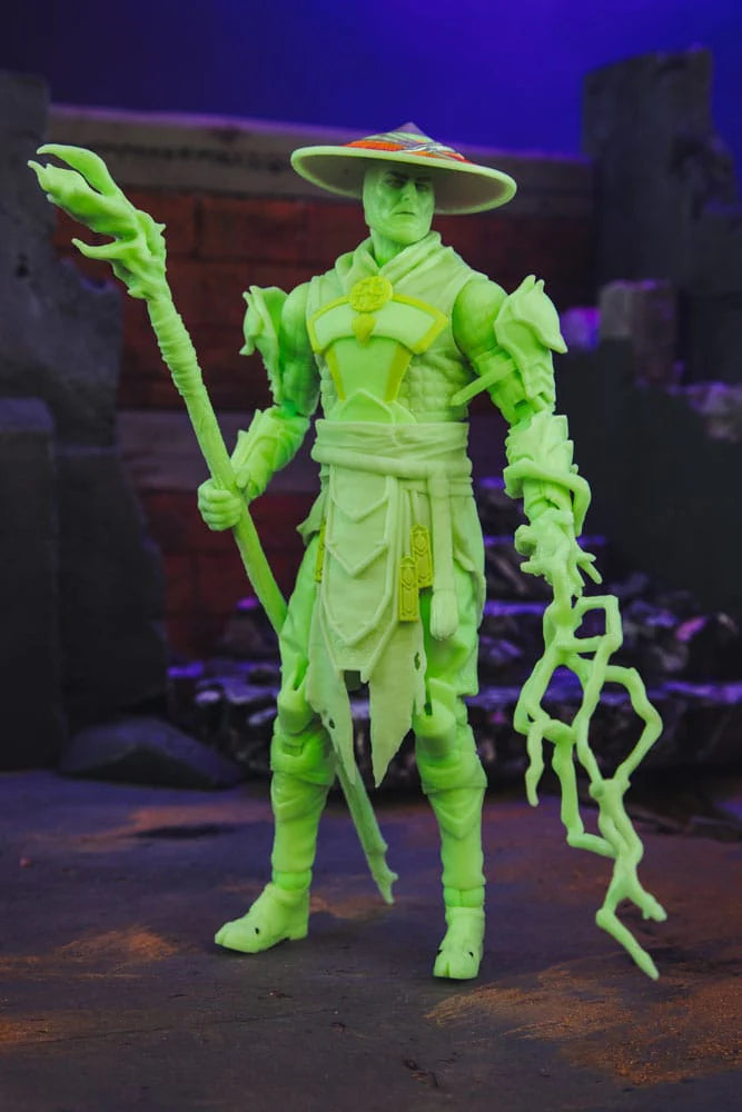 Mcfarlane Mortal Kombat - Glow in The Dark Edition Raiden (Gold Label) Action Figure