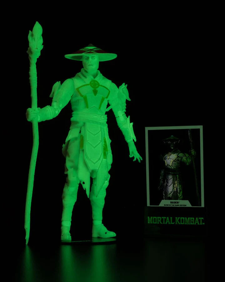 Mcfarlane Mortal Kombat - Glow in The Dark Edition Raiden (Gold Label) Action Figure