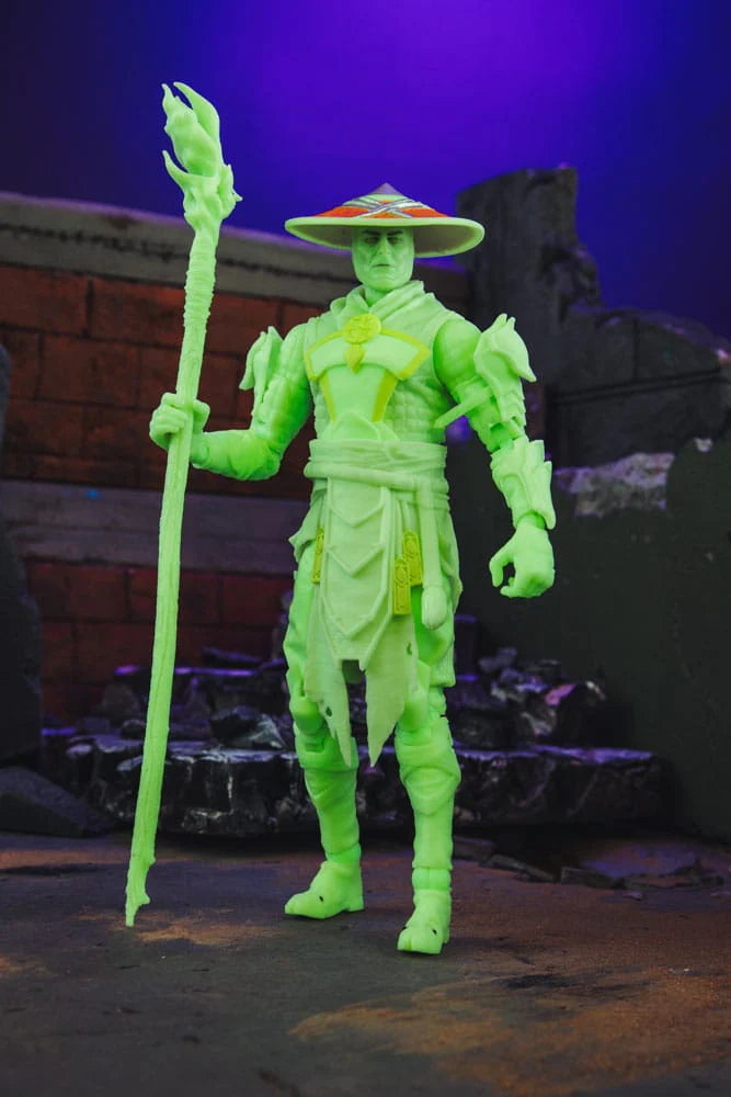 Mcfarlane Mortal Kombat - Glow in The Dark Edition Raiden (Gold Label) Action Figure