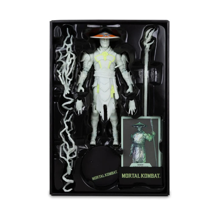 Mcfarlane Mortal Kombat - Glow in The Dark Edition Raiden (Gold Label) Action Figure