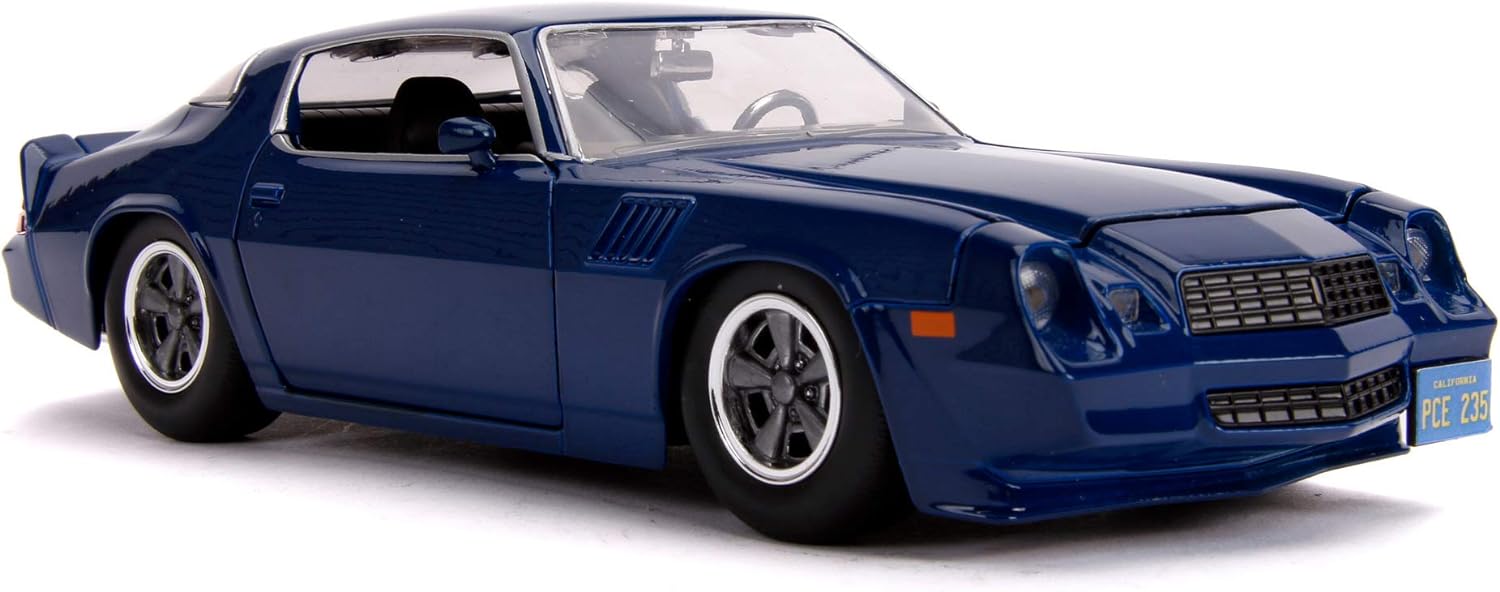 Jada 1:32 Scale - Stranger Things - Billy's Chevrolet Camaro Z28 Dark Blue Die Cast