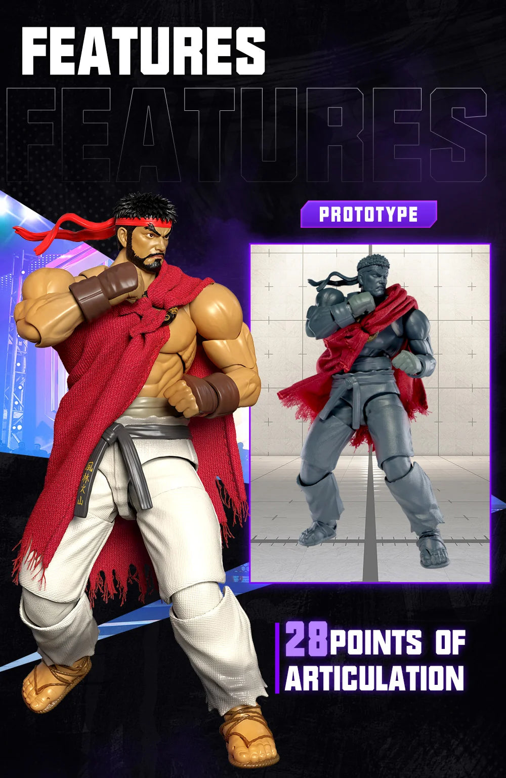 52Toys : Street Fighter 6 - Ryu Action Figure